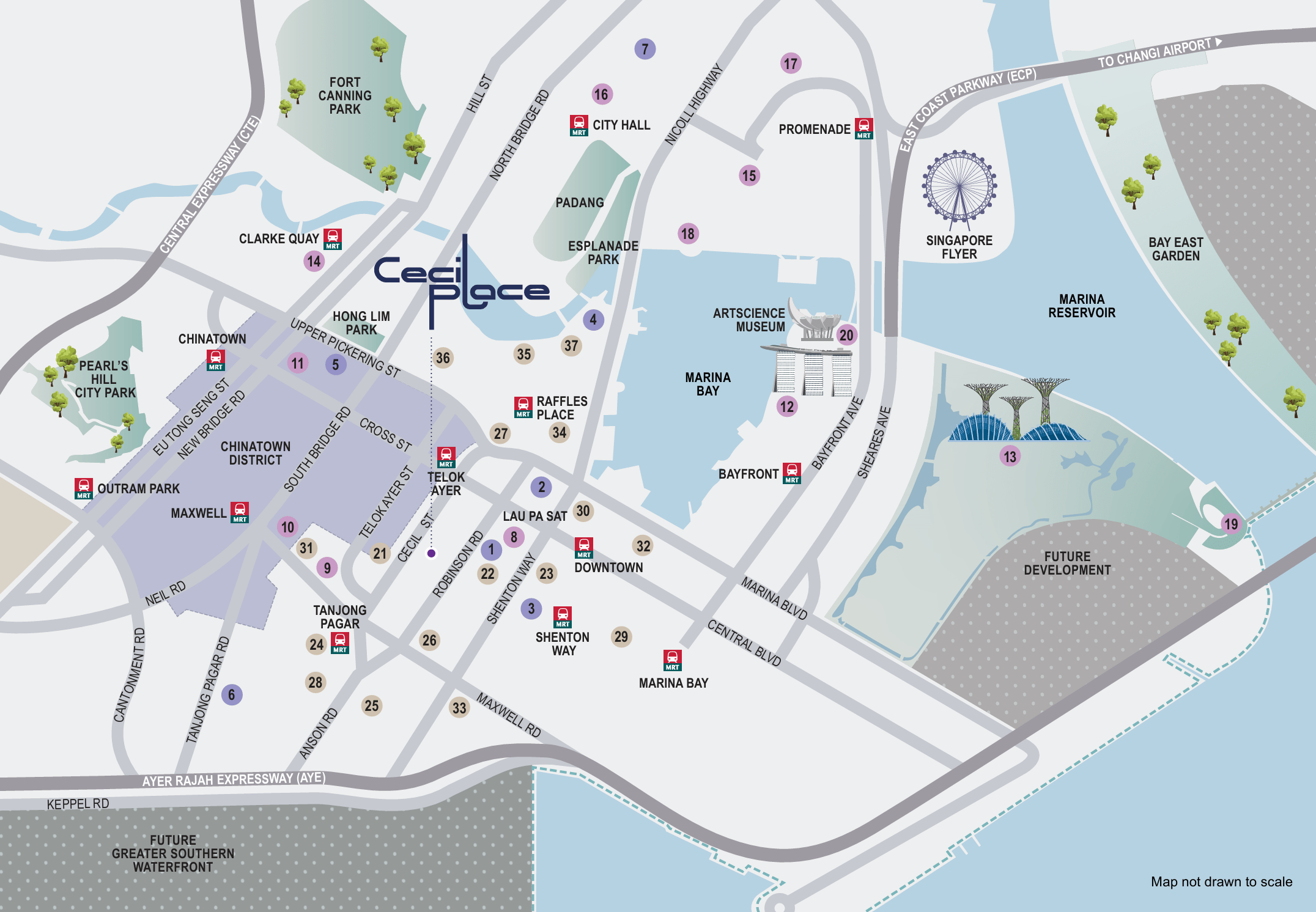 Cecil Place location map